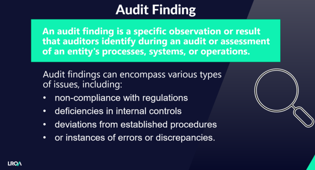 audit findings